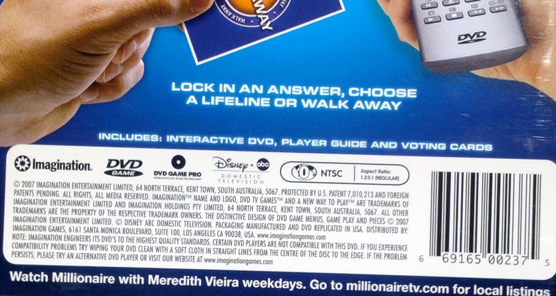 Imagination Who Wants To Be A Millionaire DVD Game - Image 3